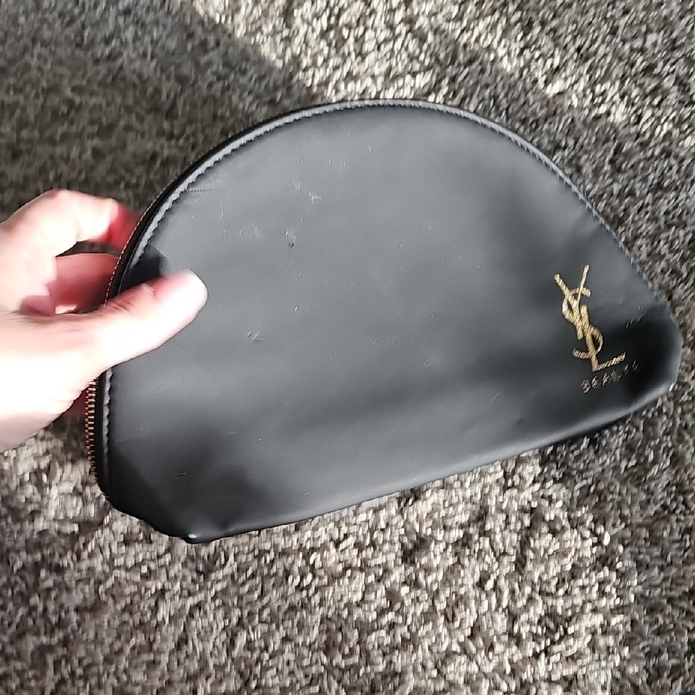 YSL Black Cosmetic Pouch